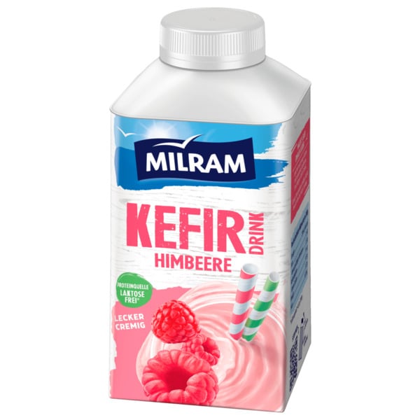 Bild 1 von Milram Kefir Drink Himbeere 500g