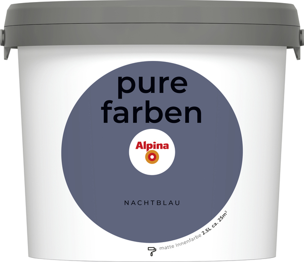 Bild 1 von Alpina  Pure Farben Nachtblau 2,5 Liter