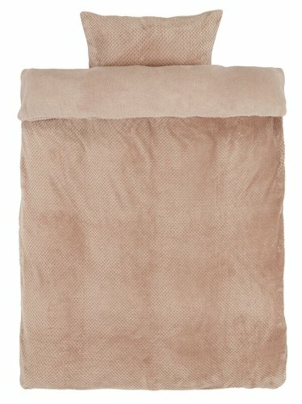 Bild 1 von Fleece-Bettwäsche RIE 135x200 sand