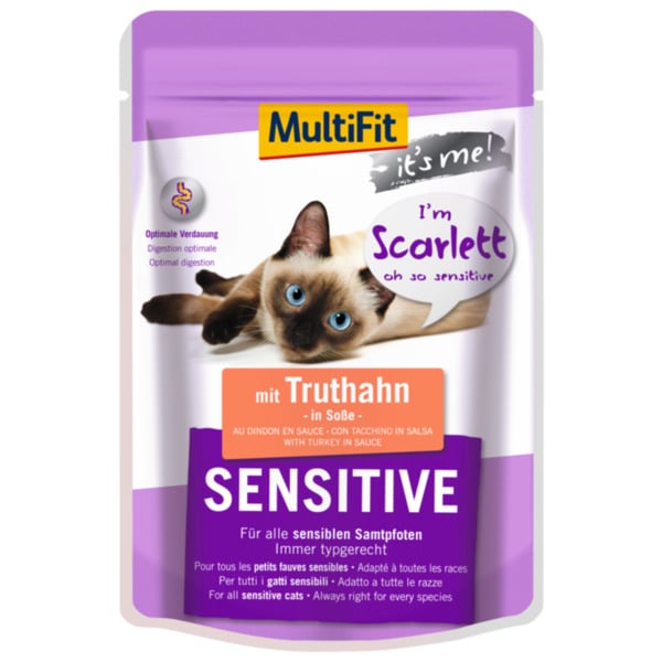 Bild 1 von MultiFit It's Me Scarlett Sensitive mit Truthahn 48x85 g