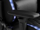 Bild 2 von Gaming-Stuhl RANUM mit LED schwarzes Kunstleder