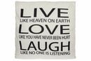 Bild 1 von MyFlair Kissen mit Füllung "Live like heaven white"