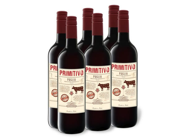 X L Flasche Weinpaket Primitivo | Sex Puglia Picture 53382 IGT Rotwein Hot Von Trocken