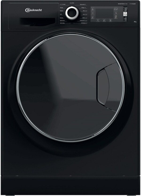 Bild 1 von WM BB 8A Stand-Waschmaschine-Frontlader schwarz / A
