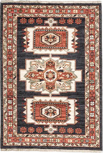 LUXOR living Teppich »Sempura«, rechteckig, Orient-Optik, 80% Wolle, mit Fransen, Wohnzimmer