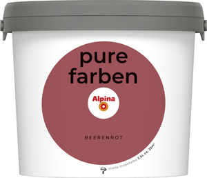 Alpina  Pure Farben Beerenrot 2,5 Liter