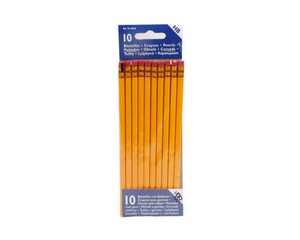 Bleistifte HB mit Radierer 10er