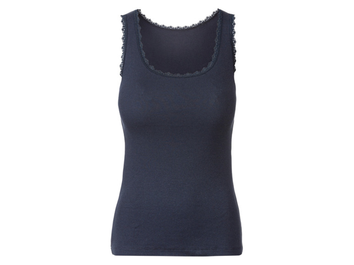 Bild 3 von esmara® Damen Ripptops, 2 Stück, mit eleganter Spitze