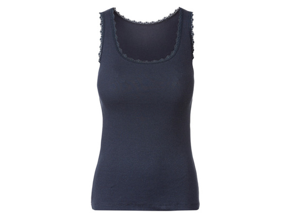 Bild 3 von esmara® Damen Ripptops, 2 Stück, mit eleganter Spitze