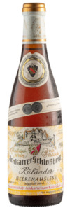 Schlossberg Ruländer Beerenauslese - 1980 - WG Achkarren - Deutscher Jahrgangswein