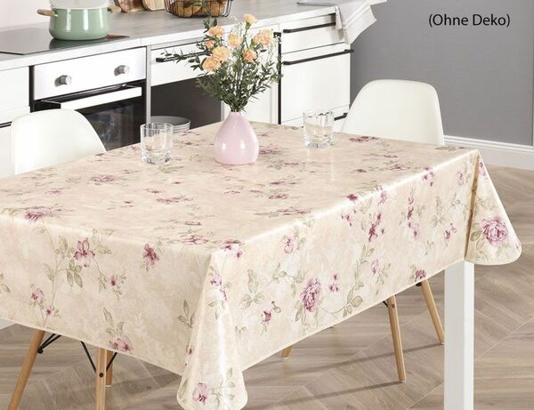 Bild 1 von Tischdecke PVC Creme, Rose II