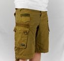 Bild 1 von Geographical Norway Cargohose Herren kurze Hose Brpanoramique Mastic (Packung, 1-tlg) Mit Gürtel