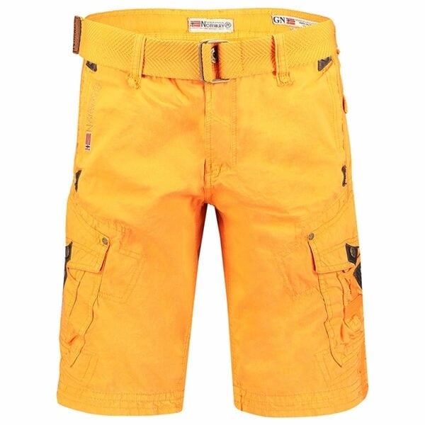 Bild 1 von Geographical Norway Cargoshorts Herren kurze Hose BRPEANUT ORANGE (Packung, 1-tlg) Mit Gürtel