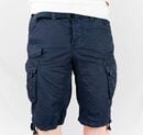 Bild 2 von Geographical Norway Cargohose Herren kurze Hose Brpanoramique Navy (Packung, 1-tlg) Mit Grütel