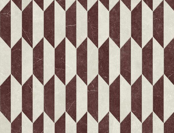 Bild 1 von PVC Calypso Tile Rot, Beige
