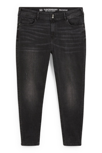 C&A CLOCKHOUSE-Skinny Jeans-Mid Waist-LYCRA®, Grau, Größe: 56