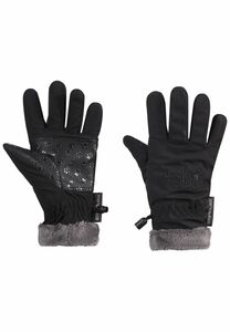 Jack Wolfskin Softshell Highloft Glove Kids Softshell-Handschuhe Kinder 116 grau black