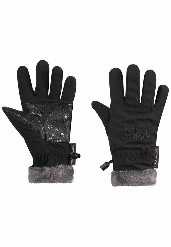 Bild 1 von Jack Wolfskin Softshell Highloft Glove Kids Softshell-Handschuhe Kinder 116 grau black