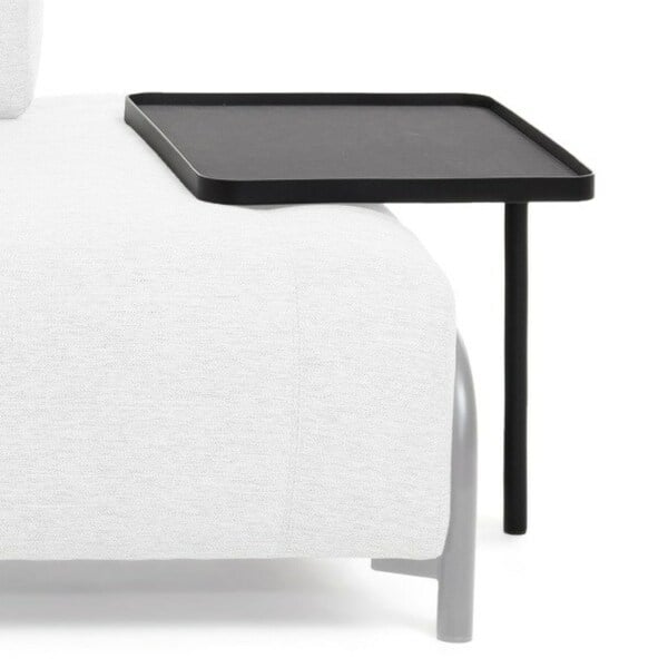 Bild 1 von Kave Home Tablett COMPO groß schwarz - Passend für das Sofa COMPO - Standfuß inkluisve - rechtseckig - modern - Ablage - Servierhilfe