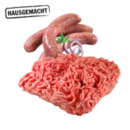 Bild 1 von Deutsches frisches Schweine-Hackfleisch, -Mett, Bratwurst grob