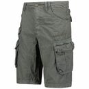 Bild 4 von Geographical Norway Cargoshorts Herren kurze Hose Brpanoramique ANTHRACITE (Packung, 1-tlg) Mit Gürtel