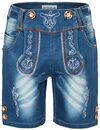 Bild 1 von Isar-Trachten Trachtenlederhose Isar-Trachten Kurze Kinder Jeans Trachtenhose für