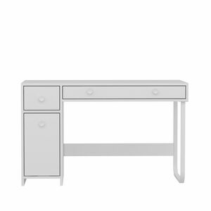 Schreibtisch Asil mit Metallfüße Weiß 9741