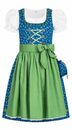 Bild 1 von Nübler Dirndl Kinderdirndl 3-teilig Dorle in Blau vom Nübler