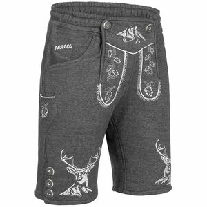 PAULGOS Trachtenhose PAULGOS Herren Trachten Jogginghose - Design Trachten Lederhose - JOK4 - in 3 Farben erhältlich - Größe S - 5XL