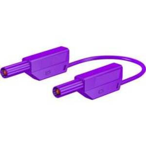 Stäubli SLK4075-E/N Sicherheits-Messleitung [Lamellenstecker 4 mm - Lamellenstecker 4 mm] 1.50 m Violett 1 St.