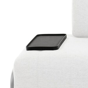 Kave Home Tablett COMPO klein schwarz - Passend für das Sofa COMPO - rechtseckig - modern - Ablage - Servierhilfe