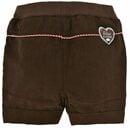 Bild 2 von BONDI Shorts Baby Mädchen Trachten Hose "Prinzessin" 86443, Braun - Kinderhose Blumenstickerei Herzknöpfe