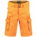 Bild 1 von Geographical Norway Cargoshorts Herren kurze Hose Brpanoramique Orange (Packung, 1-tlg) Mit Gürtel