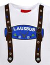 Bild 3 von BONDI T-Shirt Baby Jungen Hosenträger Trachten Shirt "Lausbub" 91325, Kurzarm Weiß Blau