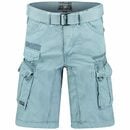 Bild 2 von Geographical Norway Cargoshorts Herren kurze Hose Brpanoramique Sky Blau (Packung, 1-tlg) Mit Grütel