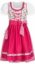 Bild 1 von Nübler Dirndl Mädchen Dirndl im traditionellen Stil Kinder Trachten (Dirndl Set NATALIE, 3-tlg., Dirndl Kleid mit Bluse und Schürze) Kinder Tracht im bayerischen Stil - Trachtenmode Kinder