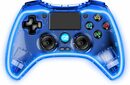 Bild 1 von Ready2gaming PS4 Pro Pad X Led Edition transparent mit blauer LED Beleuchtung Controller