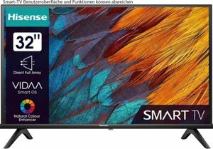 Hisense 32E41KT LED-Fernseher (80 cm/32 Zoll, HD, Alexa Built-In, Game Mode, Hotel Mode, Smart-TV,Triple Tuner DVB-T2 / T/C / S2 / S)