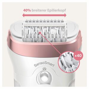 Braun Epilierer Silk-épil 9-980, 100% wasserdicht