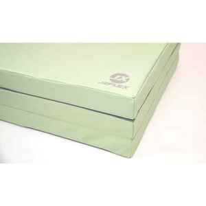 Turnmatte 210 x 100 x 8 cm grün/grau Weichbodenmatte klappbar Jeflex