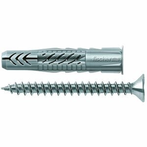 Fischer Universaldübel UX 6 x 35R S/20 mit Schraube (25 ST)