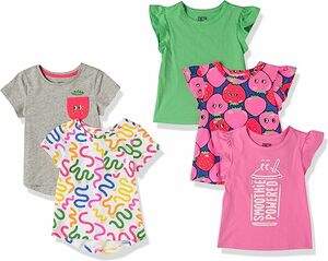 Amazon Essentials Mädchen Kurzärmelige T-Shirts, Multi-Packs