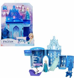Mattel® Puppenhaus Disney Die Eiskönigin Steck- und Stapelschlösser: Elsas Eispalast, inkluisve Puppe Elsa