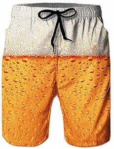 Loveternal Badeshorts Herren 3D Druck Sommer Strandshorts Swim Trunks S-3XL