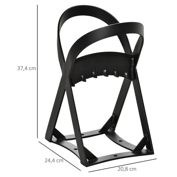 Outsunny Manueller Holzspalter Aus Karbonstahl Brennholzspalter F R Zuhauses Schwarz Campen