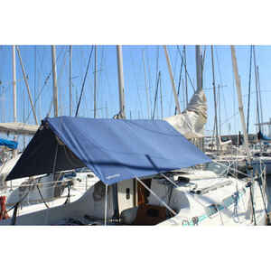 Sonnensegel 600D UV-Schutz - marineblau COVERSY - 280 x 225 cm