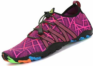 SAGUARO Unisex Badeschuhe Aquaschuhe Wasserschuhe Schwimmschuhe Weiche Atmungsaktiv Leicht rutschfest Schuhe Für Damen Herren