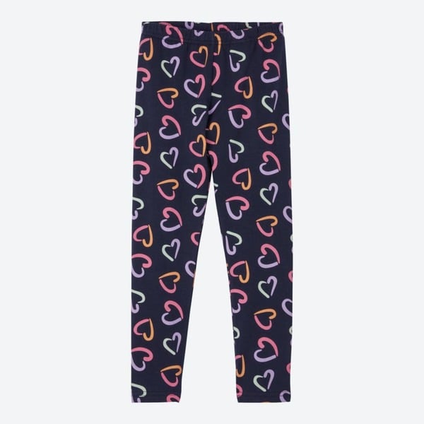 Bild 1 von Mädchen-Leggings mit Herzmuster