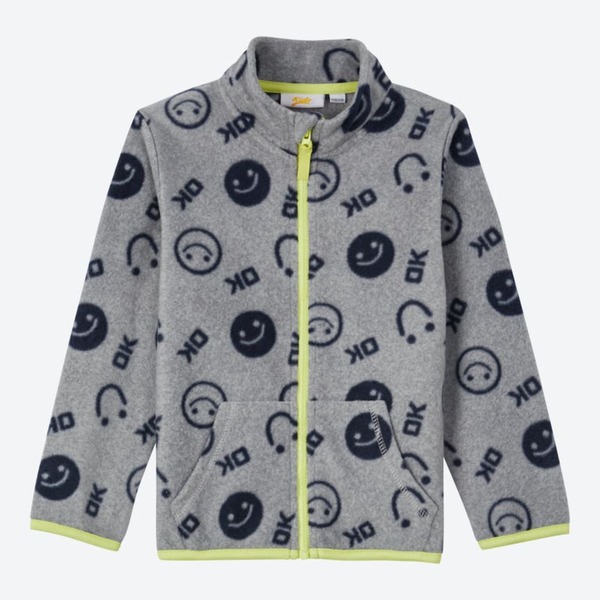 Bild 1 von Jungen-Fleecejacke mit Smiley-Muster