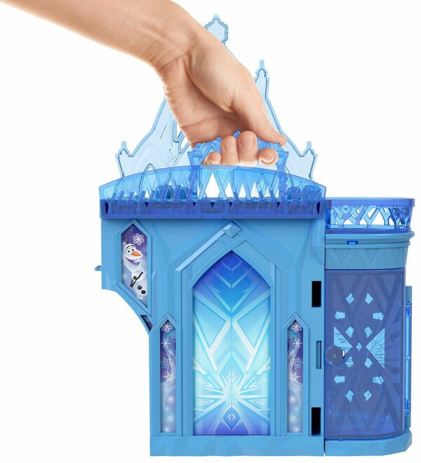 Bild 1 von Mattel® Puppenhaus Disney Die Eiskönigin Steck- und Stapelschlösser: Elsas Eispalast, inkluisve Puppe Elsa